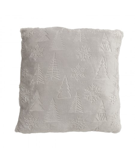 DAS HOME ΜΑΞΙΛΑΡΙ ΦΙΓΟΥΡΑΣ 40X40 CHRISTMAS 1373 GREY