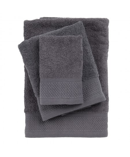 DAS HOME ΣΕΤ ΠΕΤΣΕΤΕΣ 3ΤΕΜΑΧΙΩΝ BEST 0835 DARK GREY