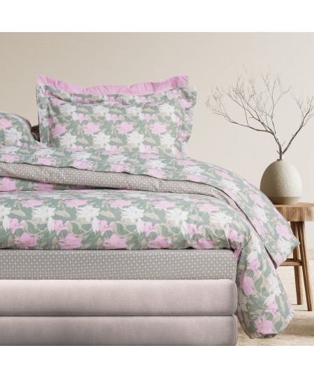 DAS HOME ΣΕΤ ΣΕΝΤΟΝΙΑ ΥΠΕΡΔΙΠΛΑ DAILY 3175 GREEN, PINK 240Χ260