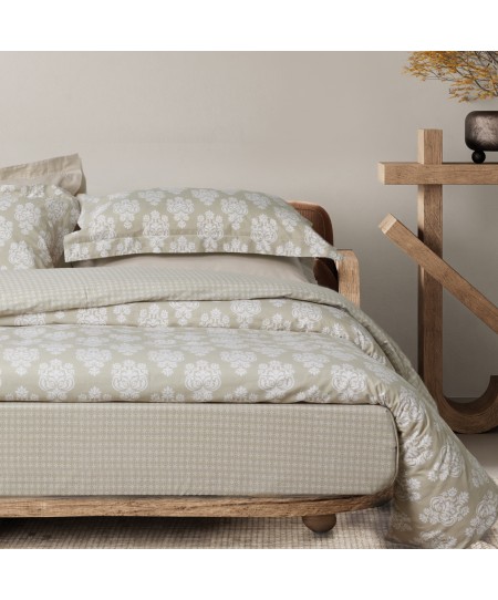 DAS HOME ΣΕΤ ΣΕΝΤΟΝΙΑ ΥΠΕΡΔΙΠΛΑ HAPPY 9689 TAUPE 240Χ260