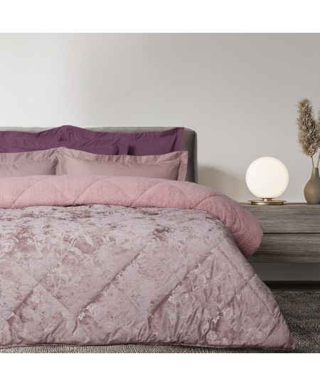 DAS HOME VELVET ΚΟΥΒΕΡΤΟΠΑΠΛΩΜΑ SHERPA ΜΟΝΟ 1377 NUDE 160Χ220