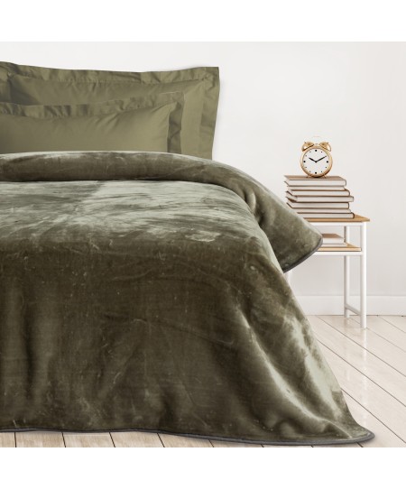 DAS KIDS ΚΟΥΒΕΡΤΑ VELOUR MONH 0290 GREY 160Χ220