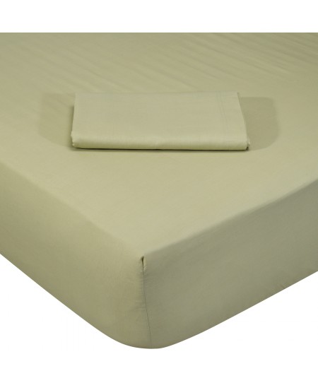 DAS HOME ΣΕΝΤΟΝΙ KING ΜΕ ΛΑΣΤΙΧΟ GREEN OLIVE 1016 GREEN OLIVE 180Χ200+35