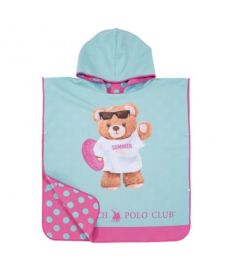 GREENWICH POLO CLUB JUNIOR ΠΟΝΤΣΟ ΘΑΛΑΣΣΗΣ 50Χ115 5223 FUSCIA, MINT