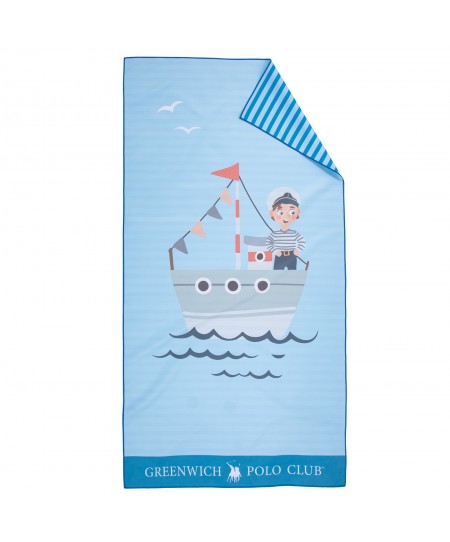 GREENWICH POLO CLUB JUNIOR ΠΕΤΣΕΤΑ ΘΑΛΑΣΣΗΣ 70Χ140 4178 BLUE