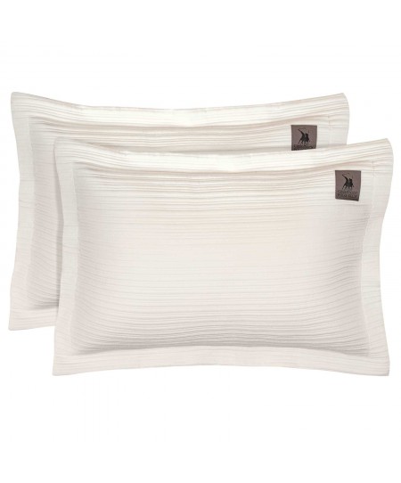 GREENWICH POLO CLUB ΖΕΥΓΟΣ ΜΑΞΙΛΑΡΟΘΗΚΕΣ ESSENTIAL 4453 WHITE 50Χ70+5