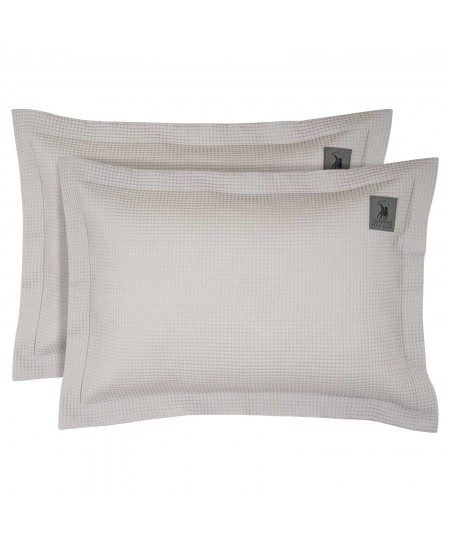 GREENWICH POLO CLUB ΖΕΥΓΟΣ ΜΑΞΙΛΑΡΟΘΗΚΕΣ ESSENTIAL 3977 GREY 50Χ70+5