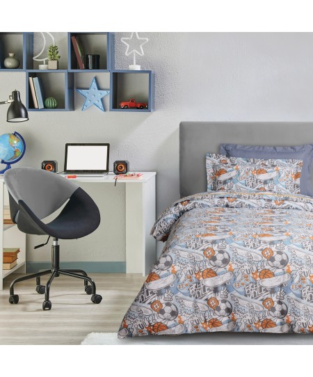 DAS KIDS ΣΕΤ ΣΕΝΤΟΝΙΑ ΜΟΝΑ 4986 MULTICOLOR 170X260