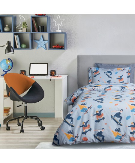 DAS KIDS ΣΕΤ ΣΕΝΤΟΝΙΑ ΜΟΝΑ 4985 GREY 170X260