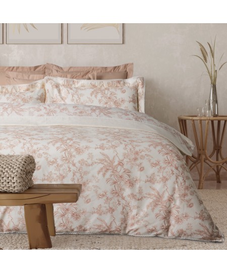 DAS HOME ΣΕΝΤΟΝΙΑ ΣΕΤ KING PRESTIGE 1717 CREAM, TERACOTTA 250X270