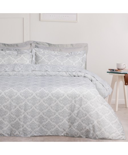 DAS HOME ΣΕΤ ΠΑΠΛΩΜΑΤΟΘΗΚΗ ΥΠΕΡΔΙΠΛΗ DAILY 3182 ECRU, GREY 220Χ240