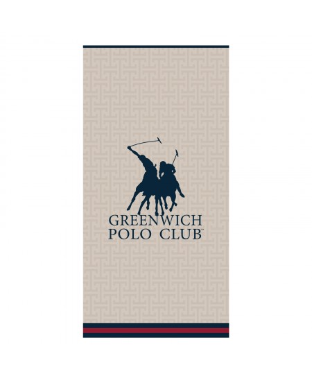 GREENWICH POLO CLUB ΠΕΤΣΕΤΑ ΘΑΛΑΣΣΗΣ 90Χ180 ESSENTIAL 5226 BLUE, TAUPE