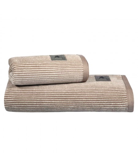 GREENWICH POLO CLUB ΠΕΤΣΕΤΑ ΠΡΟΣΩΠΟΥ 50X90 LOFT 4140 BEIGE, TAUPE