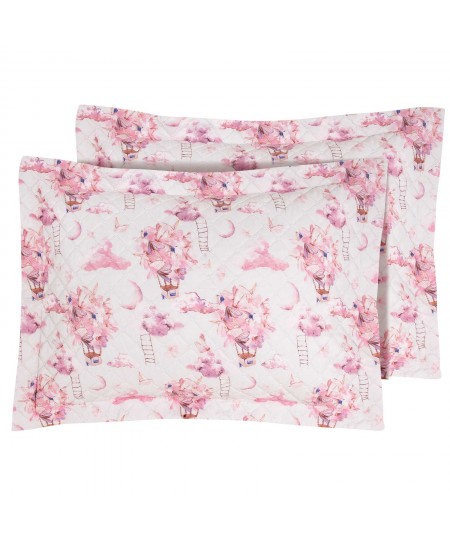 GREENWICH POLO CLUB JUNIOR ΖΕΥΓΟΣ ΜΑΞΙΛΑΡΟΘΗΚΕΣ ESSENTIAL 8864 PINK 50Χ70+5