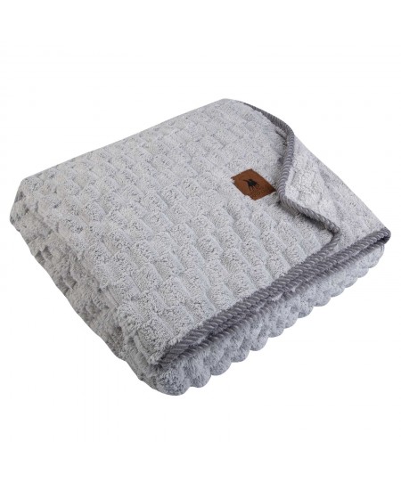 GREENWICH POLO CLUB ΚΟΥΒΕΡΤΑ FLEECE ΑΓΚΑΛΙΑΣ ESSENTIAL 8837 GREY 80Χ110