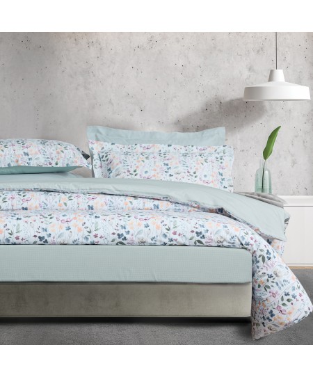 DAS HOME ΣΕΤ ΣΕΝΤΟΝΙΑ ΜΟΝΑ ΜΕ ΛΑΣΤΙΧΟ CASUAL 5453 MULTICOLOR 120Χ200+35