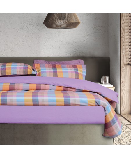 DAS HOME ΣΕΤ ΠΑΠΛΩΜΑΤΟΘΗΚΗ ΥΠΕΡΔΙΠΛΗ CASUAL 5456 MULTICOLOR 220Χ240