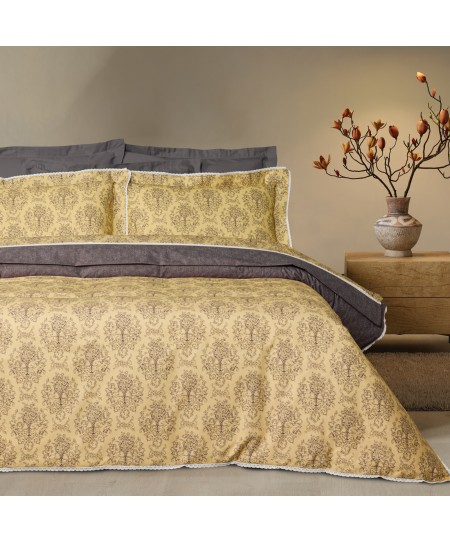 DAS HOME ΠΑΠΛΩΜΑ ΥΠΕΡΔΙΠΛΟ PRESTIGE 1730 BLACK, YELLOW 220Χ240