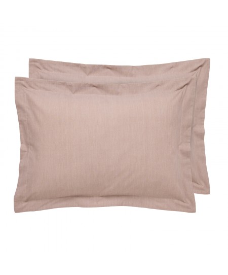 DAS HOME ΖΕΥΓΟΣ ΜΑΞΙΛΑΡΟΘΗΚΕΣ CASUAL  50Χ70+5 MOCHA 5448 
