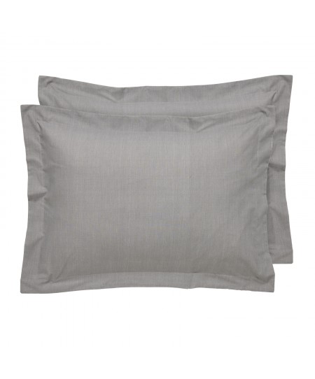 DAS HOME ΖΕΥΓΟΣ ΜΑΞΙΛΑΡΟΘΗΚΕΣ CASUAL 50Χ70+5 GREY 5452 