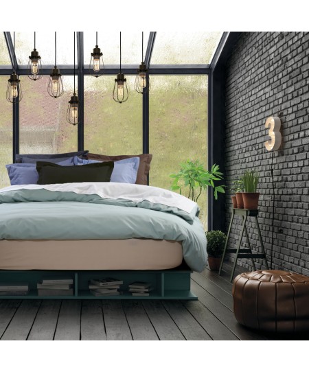 Σεντόνι μεμονωμένο μονό με λάστιχο (100Χ200+35) 1015, DAS HOME