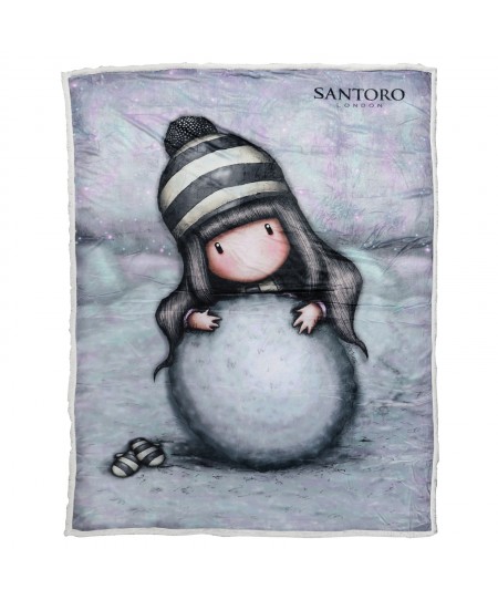 Κουβέρτα fleece μονή (160Χ220) THE SNOW GIRL SANTORO GORJUSS 5033, DAS HOME 