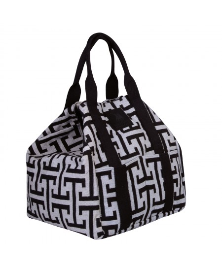 GREENWICH POLO CLUB ΤΣΑΝΤΑ ΘΑΛΑΣΣΗΣ 35Χ40Χ38 3839 ΓΚΡΙ, ΜΑΥΡΟ