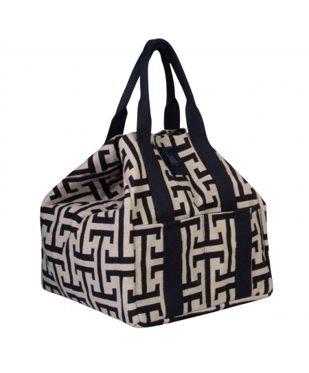 GREENWICH POLO CLUB ΤΣΑΝΤΑ ΘΑΛΑΣΣΗΣ 35Χ40Χ38 3840 ΜΑΥΡΟ, ΜΠΕΖ