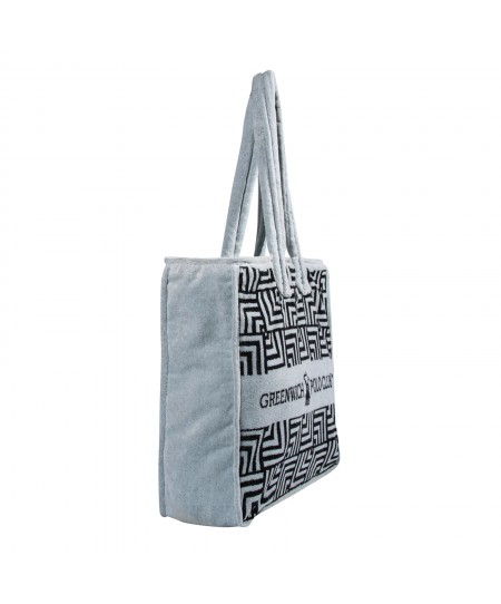 GREENWICH POLO CLUB ΤΣΑΝΤΑ ΘΑΛΑΣΣΗΣ 42Χ45 3731 ΓΚΡΙ, ΜΑΥΡΟ