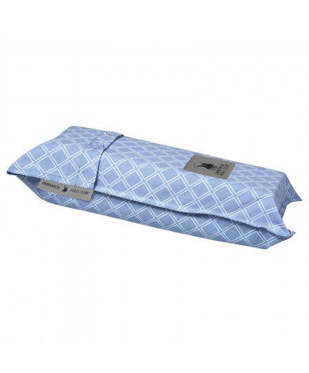 GREENWICH POLO CLUB ΣΕΝΤΟΝΙ ΜΕ ΛΑΣΤΙΧΟ ΜΟΝΟ 2511 ΜΠΛΕ 100Χ200+35