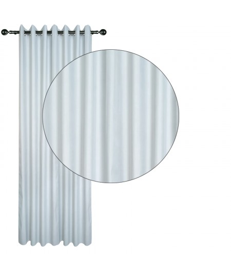 DAS HOME ΚΟΥΡΤΙΝΑ ΜΕ ΚΡΙΚΟΥΣ 140Χ270 2253 ΓΚΡΙ