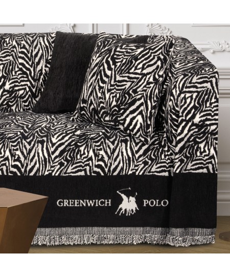 GREENWICH POLO CLUB ΡΙΧΤΑΡΙ 180Χ250 3935 BLACK, TAUPE