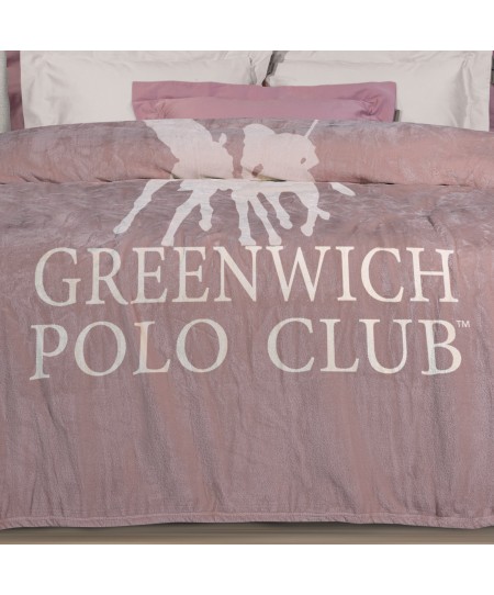 GREENWICH POLO CLUB ΚΟΥΒΕΡΤΑ FLEECE ΥΠΕΡΔΙΠΛH 3491 NUDE 220X240