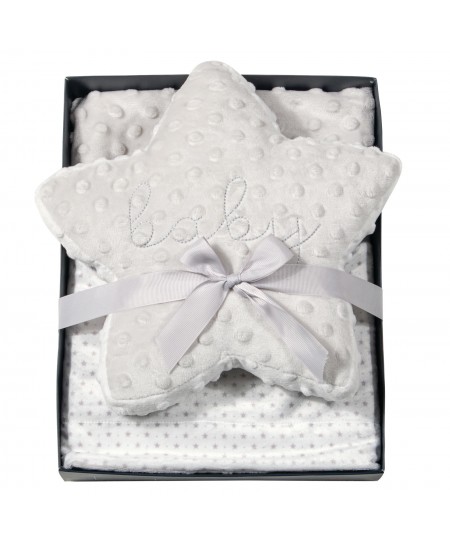 GREENWICH POLO CLUB ΚΟΥΒΕΡΤΑ FLEECE 75X100 ΒΑΒΥ 8846 GREY, WHITE