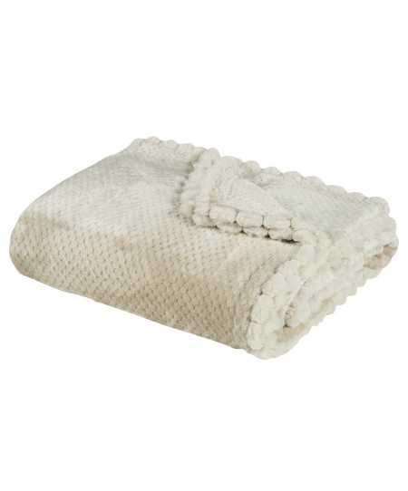 DAS HOME ΚΟΥΒΕΡΤΑ FLEECE 130Χ170 1187 BEIGE