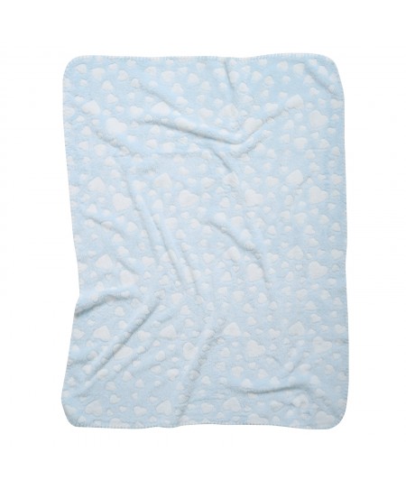 DAS BABY ΚΟΥΒΕΡΤΑ FLEECE 75X100 RELAX 4908 LIGHT BLUE