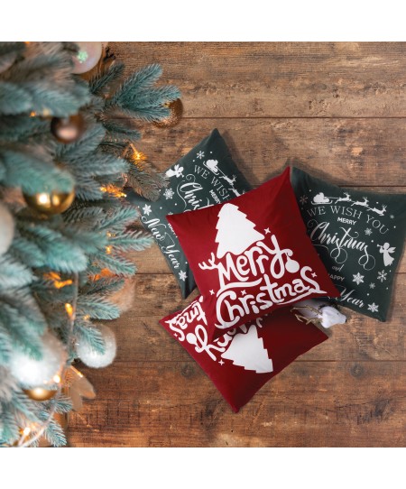 DAS HOME CHRISTMAS ΜΑΞΙΛΑΡΙ ΦΙΓΟΥΡΑΣ 45X45 0771 GREEN