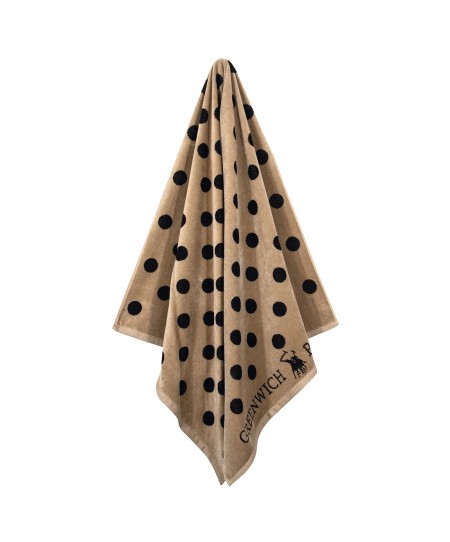 GREENWICH POLO CLUB ΠΕΤΣΕΤΑ ΘΑΛΑΣΣΗΣ 90Χ170 4071 BLACK, TAUPE