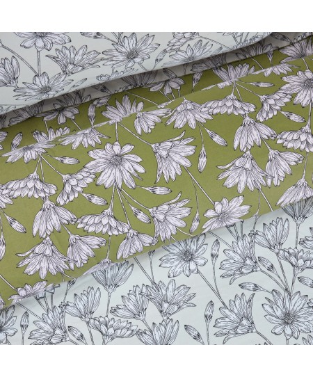 DAS HOME ΣΕΤ ΣΕΝΤΟΝΙΑ ΜΟΝΑ HAPPY 9670 IVORY, OLIVE 170Χ260