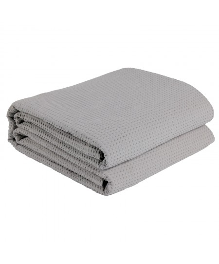 DAS HOME ΚΟΥΒΕΡΤΑ ΠΙΚΕ 240X260 0496 GREY