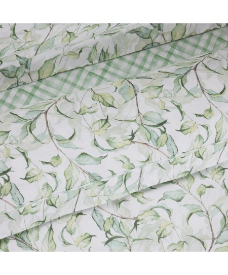 DAS HOME ΚΟΥΒΕΡΛΙ ΥΠΕΡΔΙΠΛΟ DAILY 3173 GREEN, WHITE 220Χ240