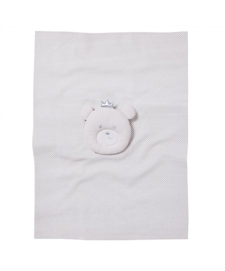 DAS BABY ΚΟΥΒΕΡΤΑ ΠΙΚΕ 75X100 RELAX 4958 GREY, WHITE
