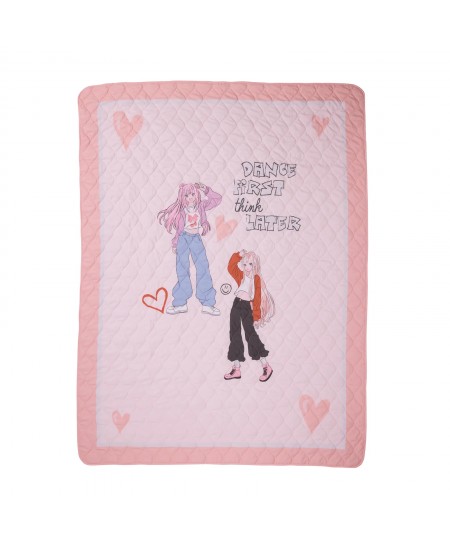 DAS KIDS ΚΟΥΒΕΡΛΙ ΜΟΝΟ 4940 GREY, PINK 160Χ220