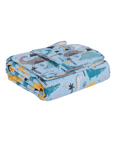 DAS KIDS ΚΟΥΒΕΡΛΙ ΜΟΝΟ 4928 BLUE, GREY 160Χ240