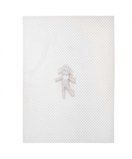 GREENWICH POLO CLUB ΚΟΥΒΕΡΤΑ ΠΙΚΕ 75X100 ΒΑΒΥ ESSENTIAL 8858 GREY, WHITE