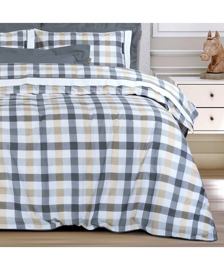 GREENWICH POLO CLUB ΣΕΤ ΣΕΝΤΟΝΙΑ ΥΠΕΡΔΙΠΛΑ 2265 BEIGE, GREY 240Χ260