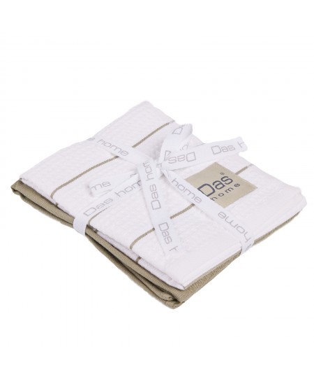 DAS HOME ΣΕΤ ΠΟΤΗΡΟΠΑΝΑ 2ΤΜΧ 30Χ50 0827 GREEN, WHITE