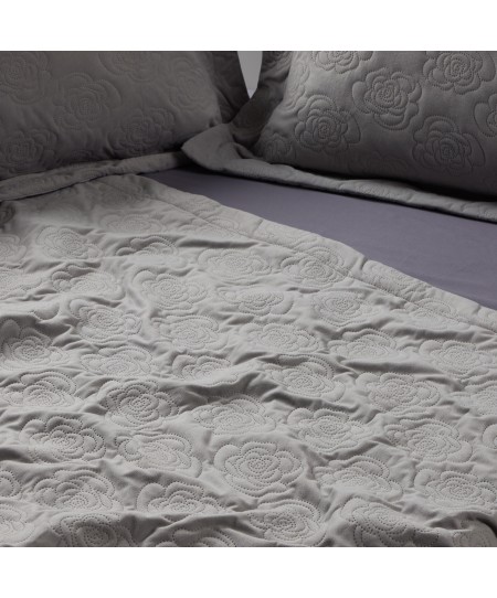 DAS HOME ΚΟΥΒΕΡΤΟΡΙΟ KING HAPPY 0287 GREY 240Χ250