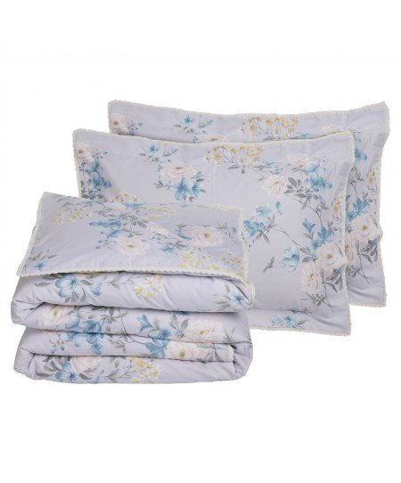 DAS HOME ΠΑΠΛΩΜΑ ΥΠΕΡΔΙΠΛΟ PRESTIGE 1710 GREY, LILAC 220Χ240