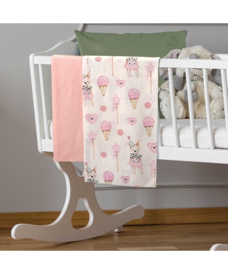 GREENWICH POLO CLUB ΣΕΤ ΣΕΝΤΟΝΙΑ ΛΙΚΝΟΥ ΒΑΒΥ ESSENTIAL 8859 IVORY, PINK 70Χ120